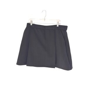 OGL Skirt Black Pull On Stretch Mini Performance Pleated Basic Casual XL